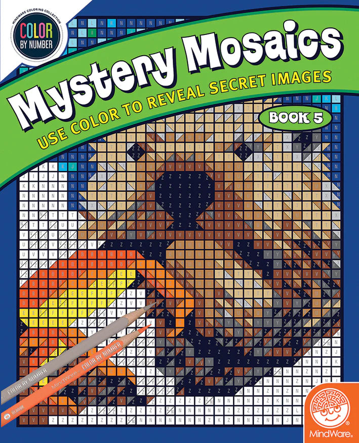 Colour by Number Mystery Mosaics: Book 5