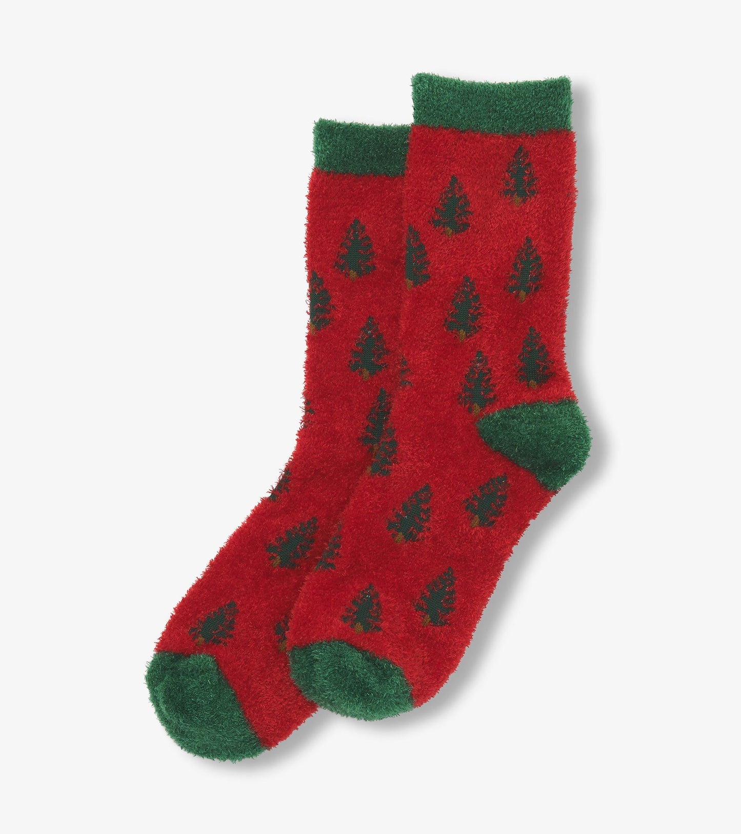Trees on Red Womens Socks (Final Sale)