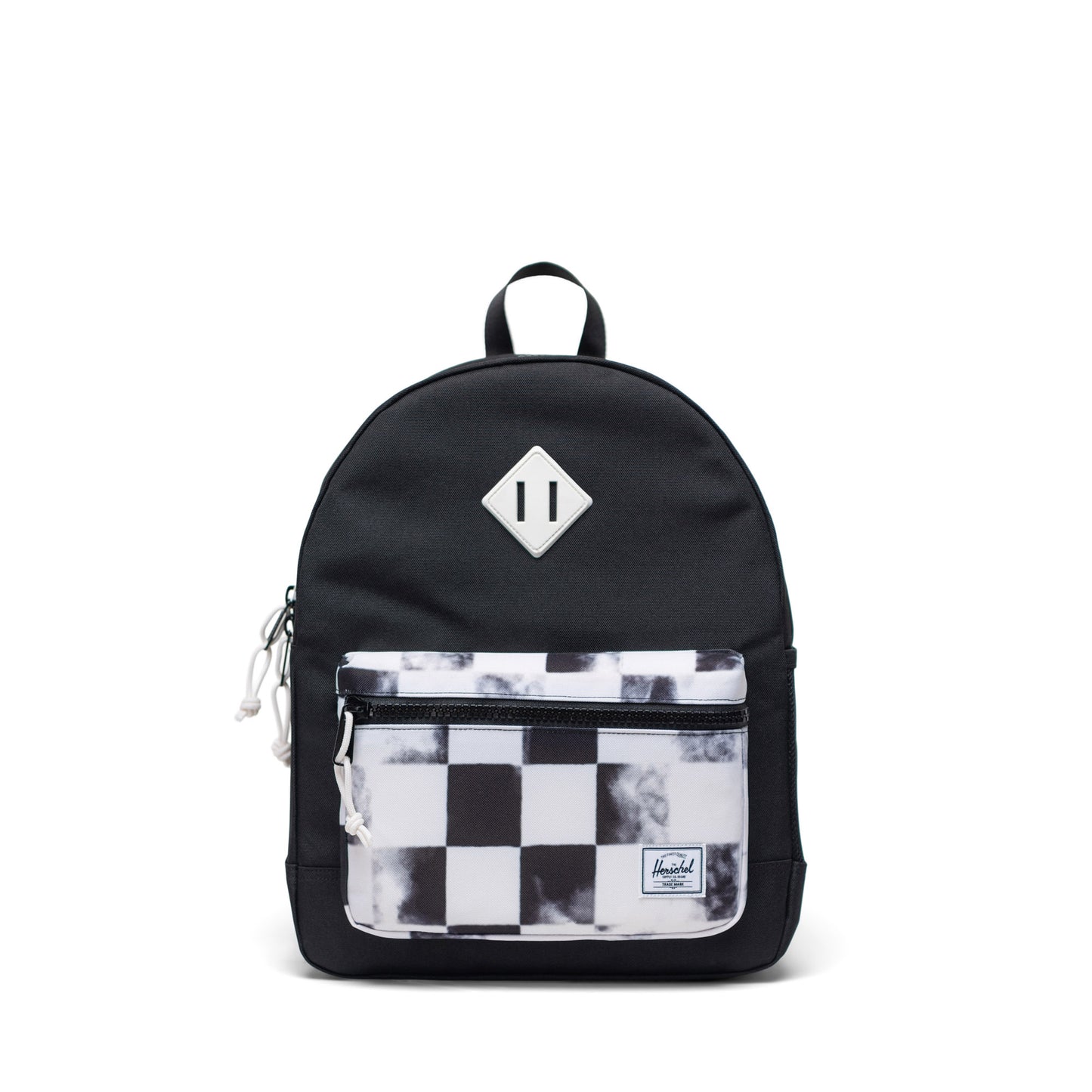 Heritage Backpack - Black Distressed Check