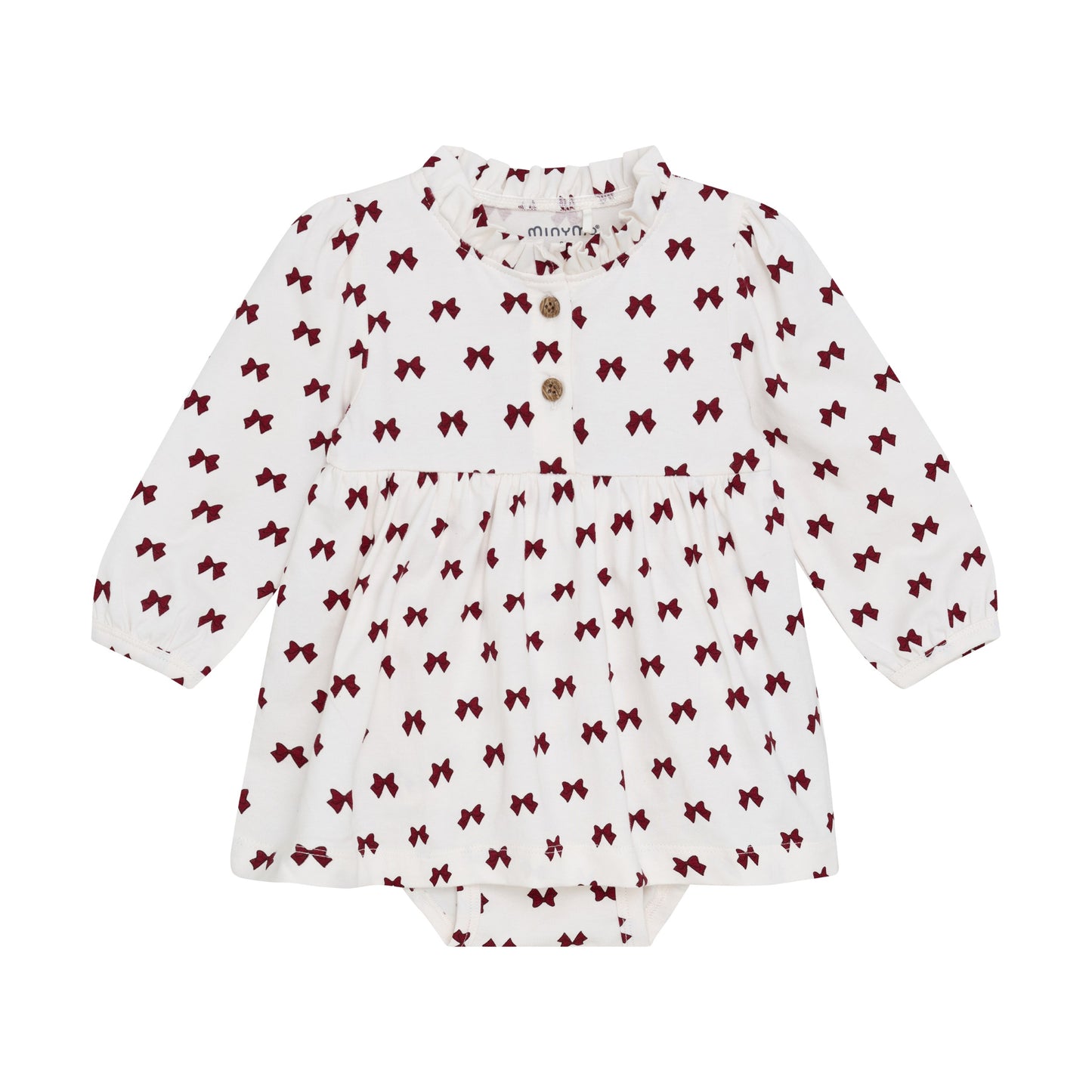 Minymo Baby Dress - Bows