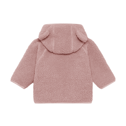EnFant Baby Teddy Jacket - Adobe Rose