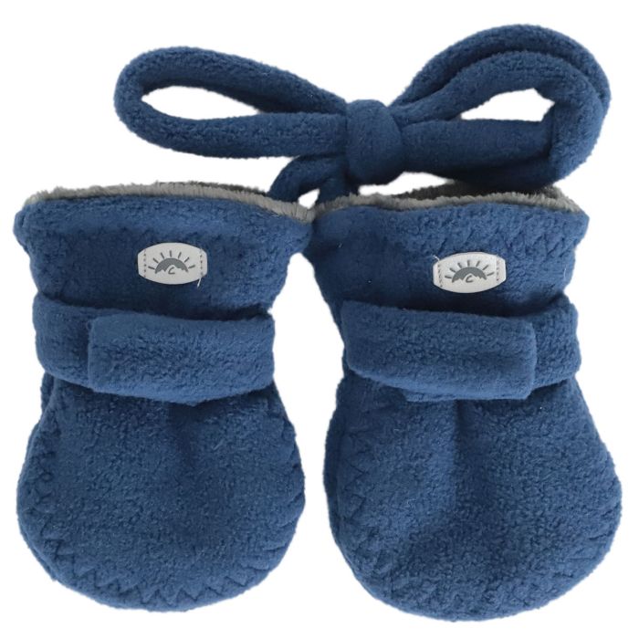 Calikids Baby Fleece Mittens - Denim Blue