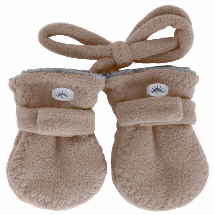 Calikids Baby Fleece Mittens - Mocha
