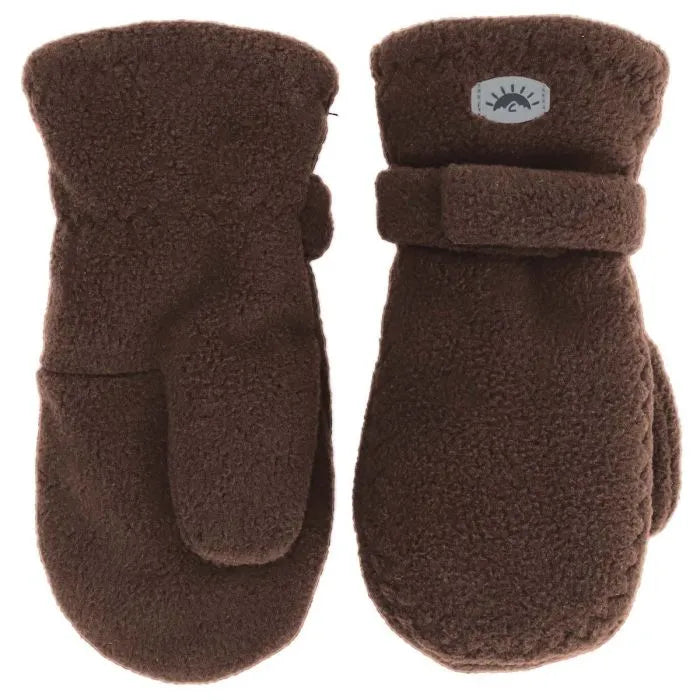 Calikids Fleece Mittens - Coffee