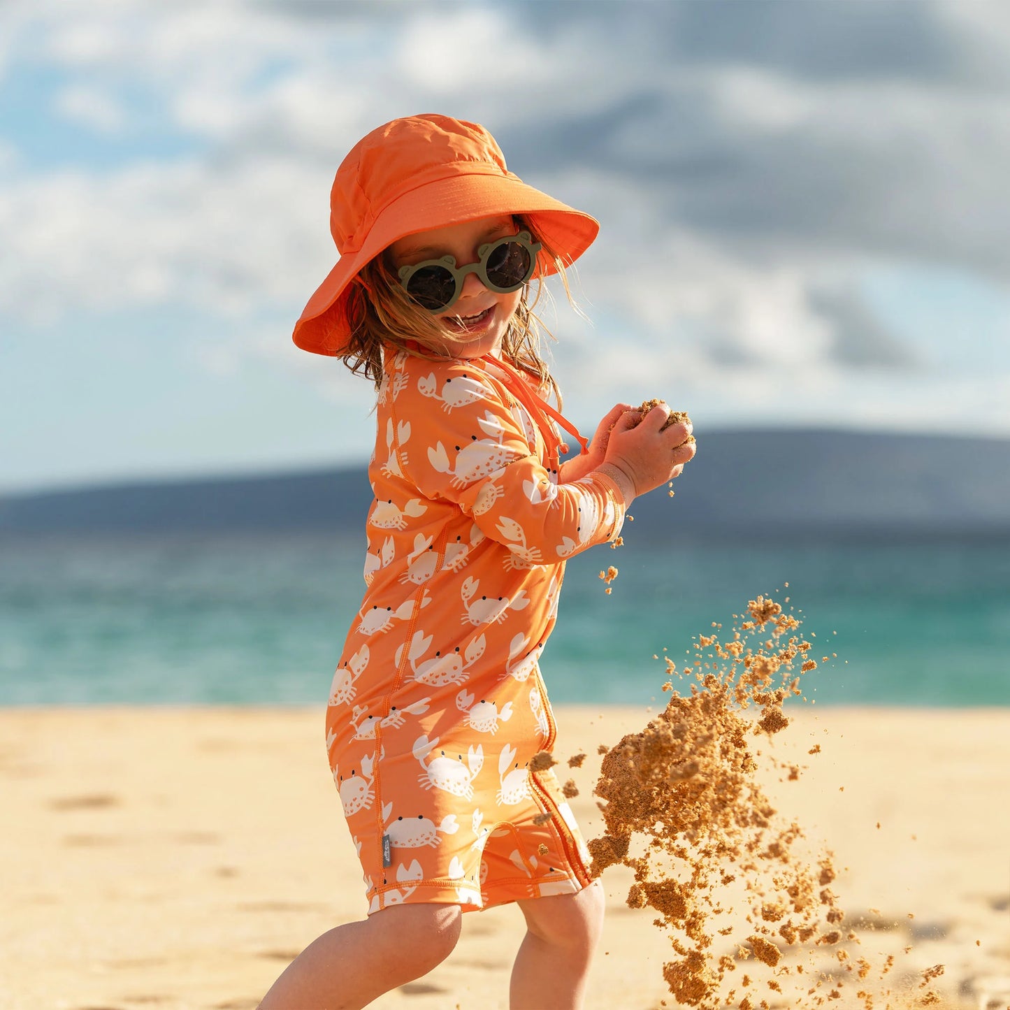Jan & Jul Aqua Dry Bucket Hat - Bright Orange