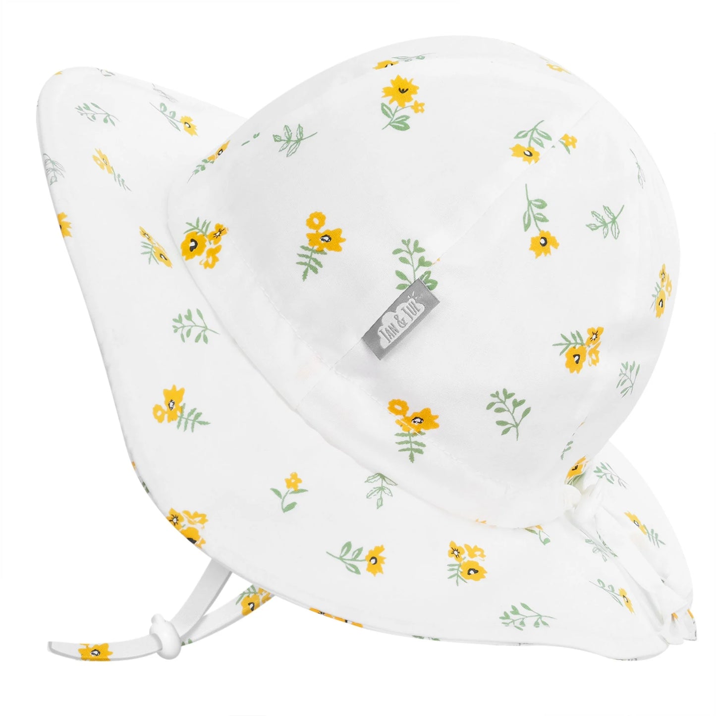 Jan & Jul Cotton Sun Hat - Yellow Flowers