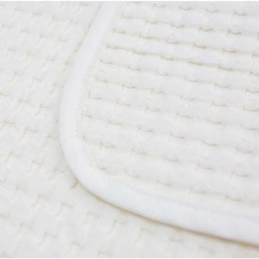 Lulujo Waffle Blanket - Vanilla