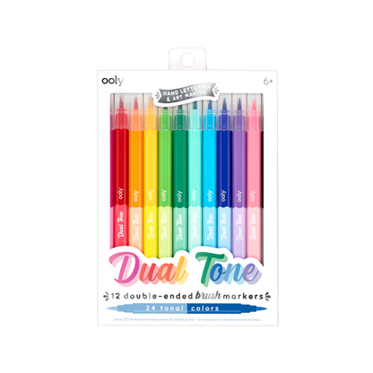Ooly Dual Tone Double Ended Brush Markers