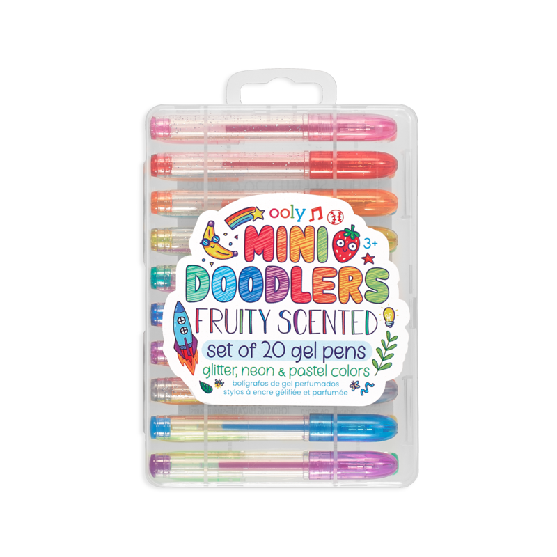 Ooly Mini Doodlers Fruity Scented Gel Pens Set of 20 Not for