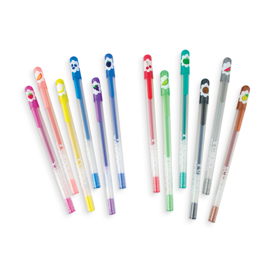 Ooly Yummy Yummy Scented Glitter Gel Pens - Set of 12