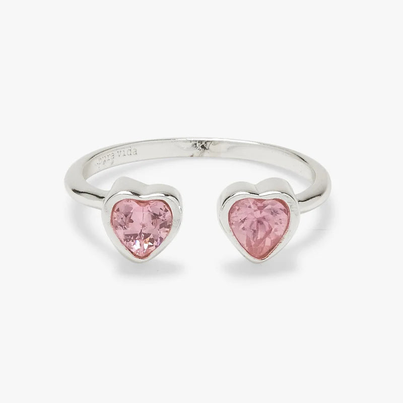 Twin Hearts Ring (Final Sale)