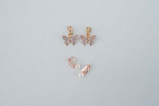 Great Pretenders Boutique Clip Earrings - Butterfly