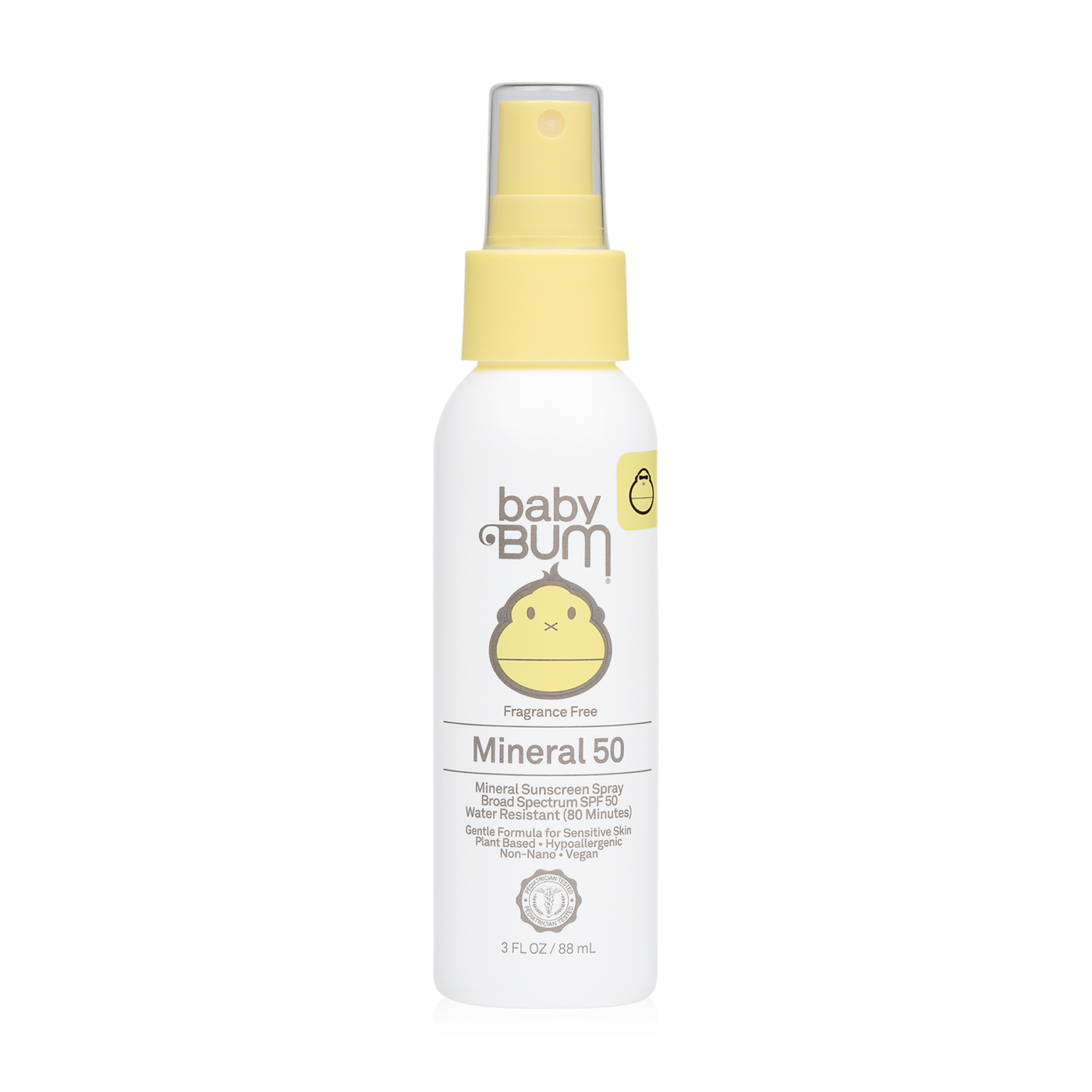 Baby Bum Mineral Sunscreen Spray SPF 50 - 3 oz