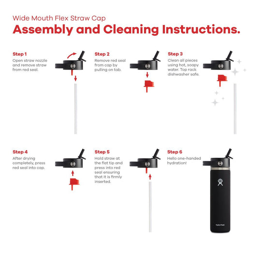 Hydroflask Wide Mouth Flex Straw Cap