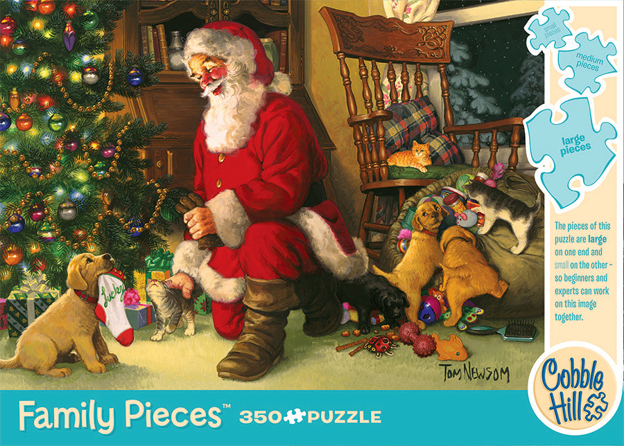 Santa's Lucky Stocking 350 Piece Puzzle