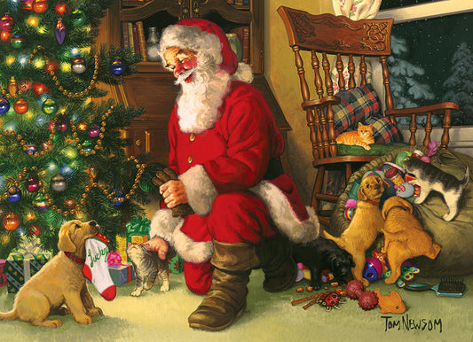 Santa's Lucky Stocking 350 Piece Puzzle