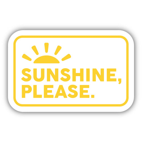 Stickers Northwest - Sunshine Please