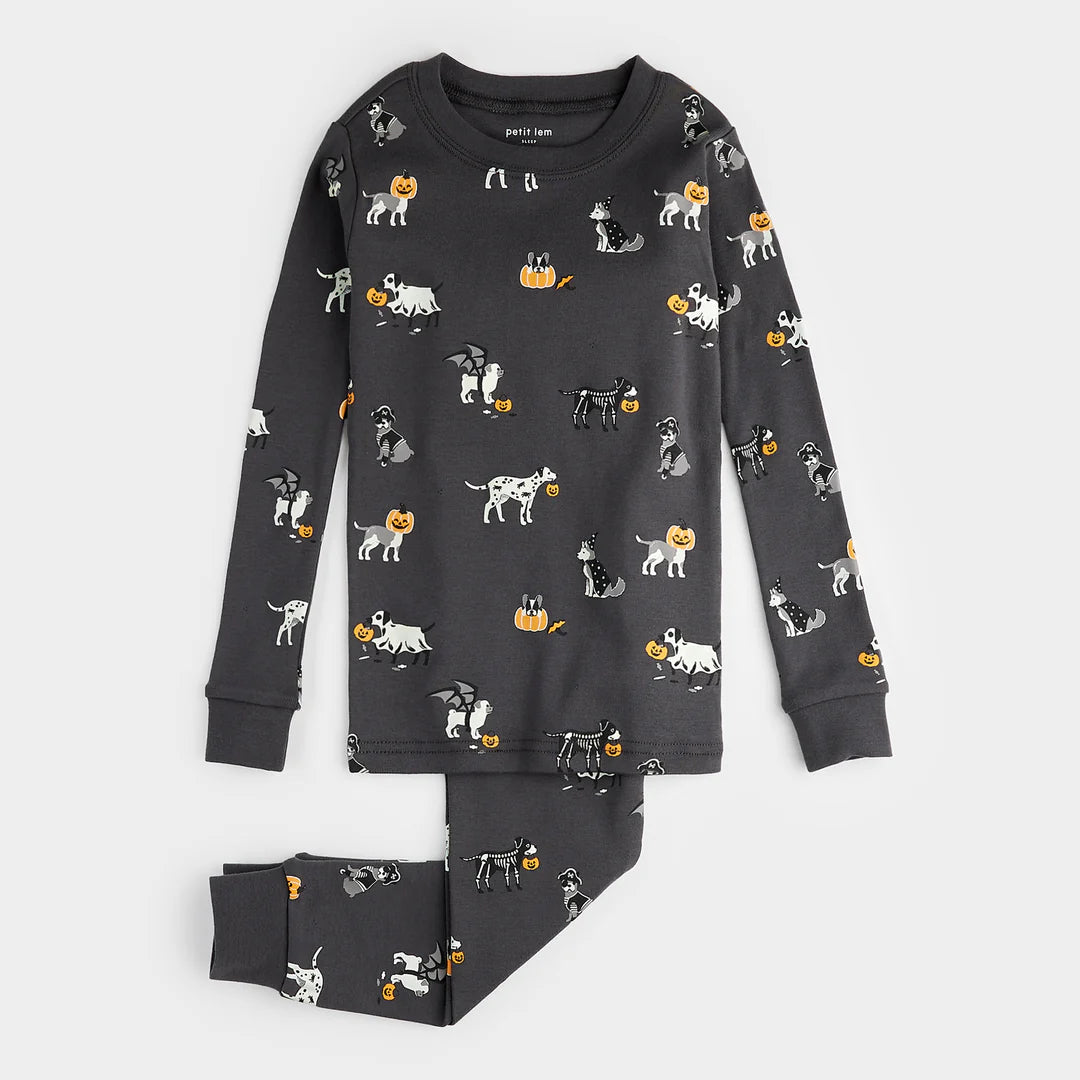 Petit Lem Organic Cotton PJs - Howl-oween