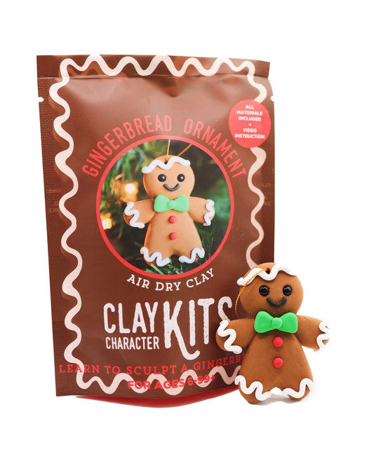 Gingerbread Ornament Clay Kit