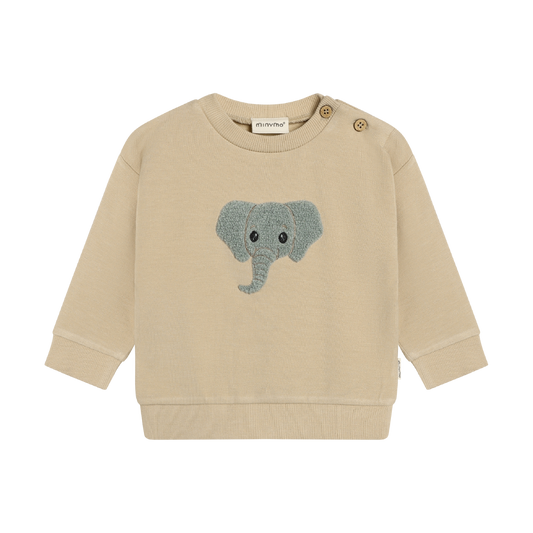 Minymo Baby Sweatshirt - Elephant