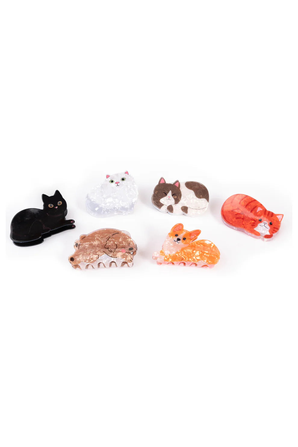 Raining Cats and Dogs Hairclips