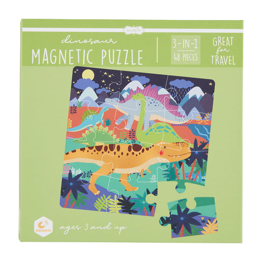 Mud Pie Magnetic Puzzle Book - Dino