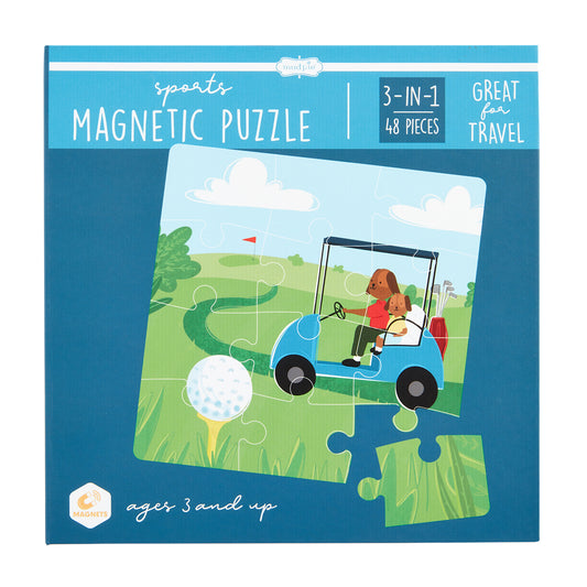 Mud Pie Magnetic Puzzle Book - Sports