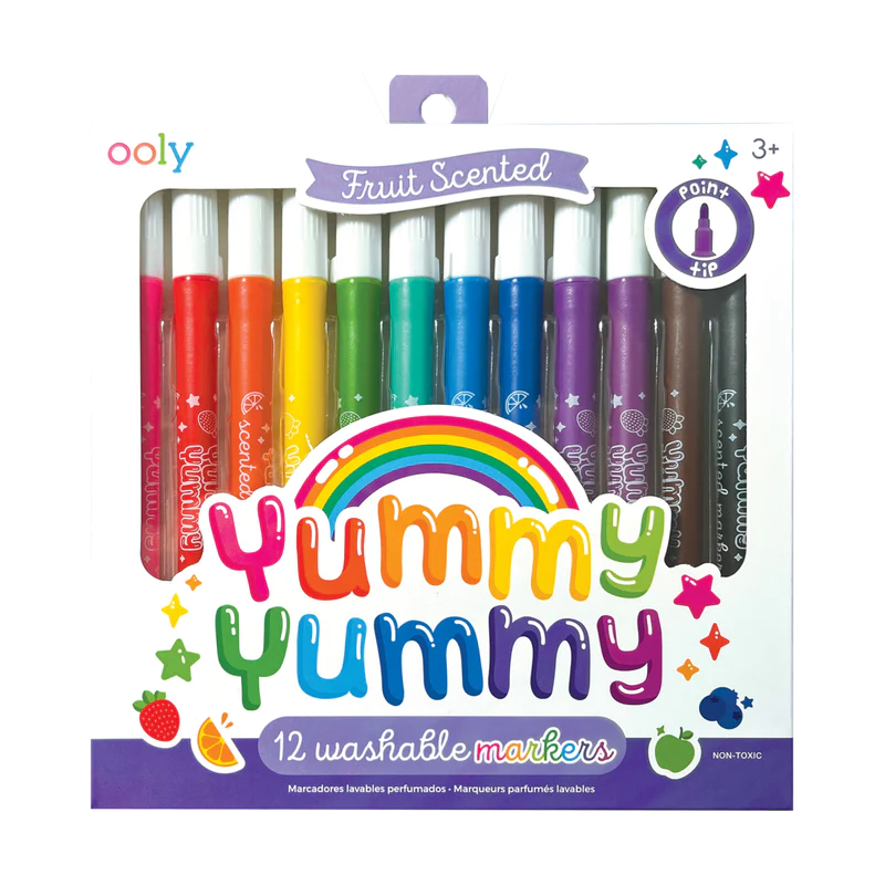 Ooly Yummy Yummy Markers - Set of 12