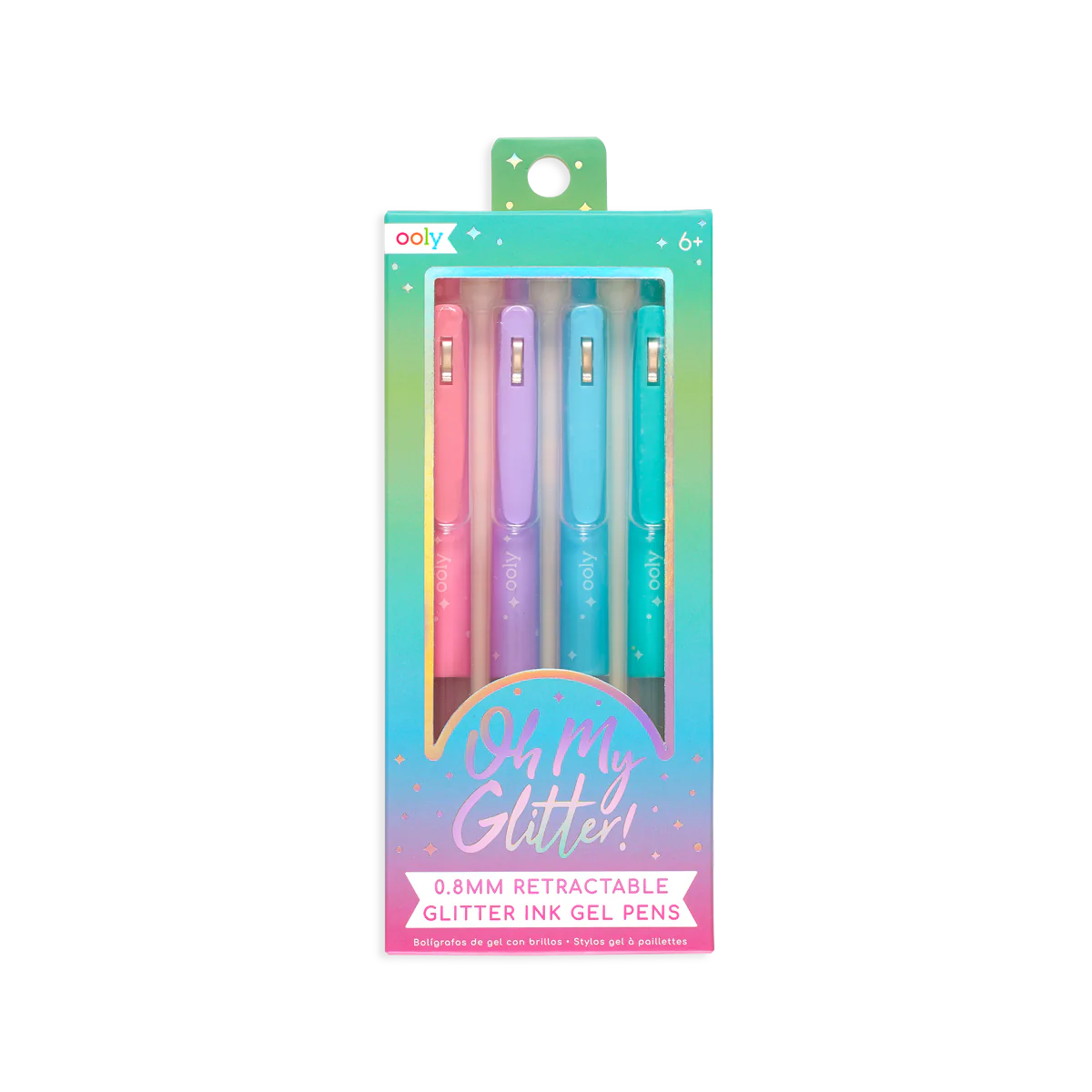 Ooly Oh My Glitter! Retractable Glitter Gel Pens