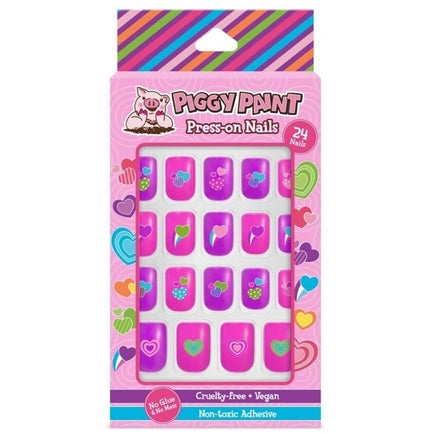 Piggy Paint Happy Hearts Press On Nails