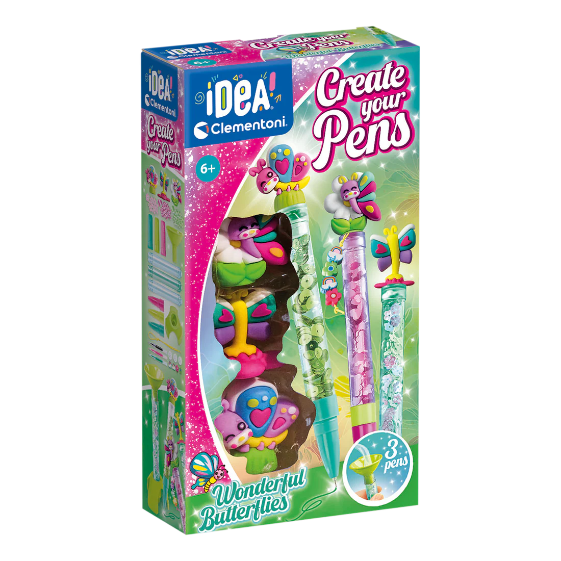 Create Your Own Pens - Wonderful Butterflies