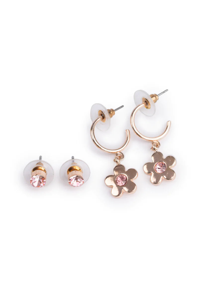 Great Pretenders Boutique Chic Earrings - Bejewelled Blooms
