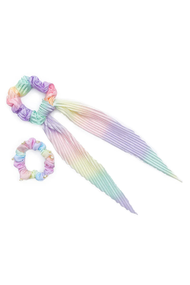 Great Pretenders Scrunchie - Pastel Rainbow