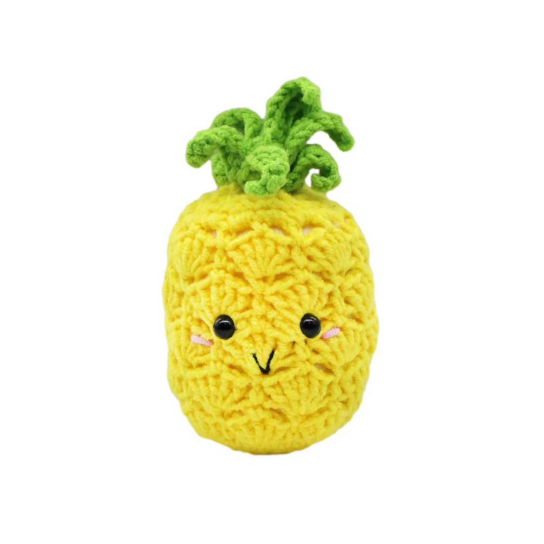 Happy Pineapple DIY Crochet Keychain Kit