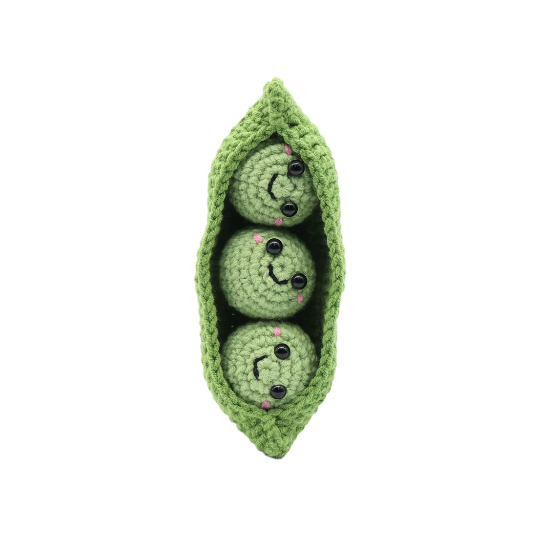 Peas in a Pod DIY Crochet Keychain Kit