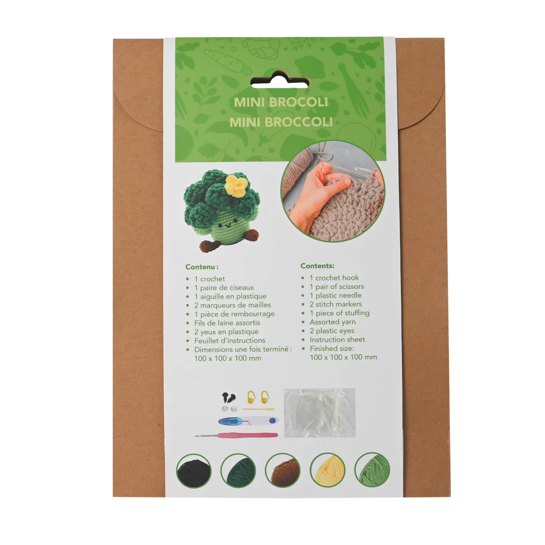 Mini Broccoli Buddy DIY Crochet Kit