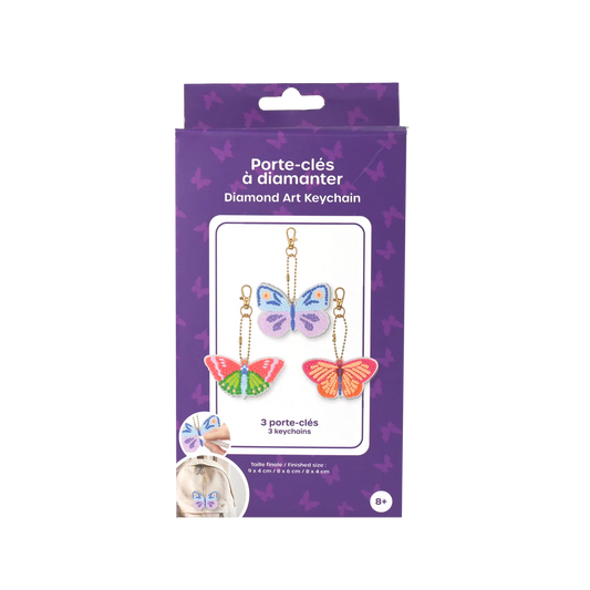 Diamond Art Keychains - Butterflies