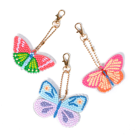 Diamond Art Keychains - Butterflies