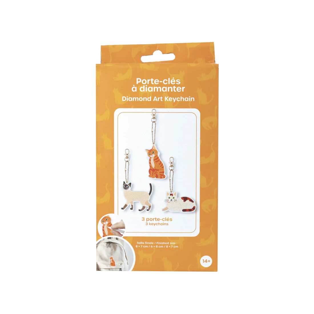 Diamond Art Keychains - Cats
