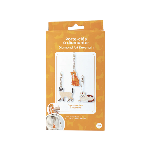 Diamond Art Keychains - Cats