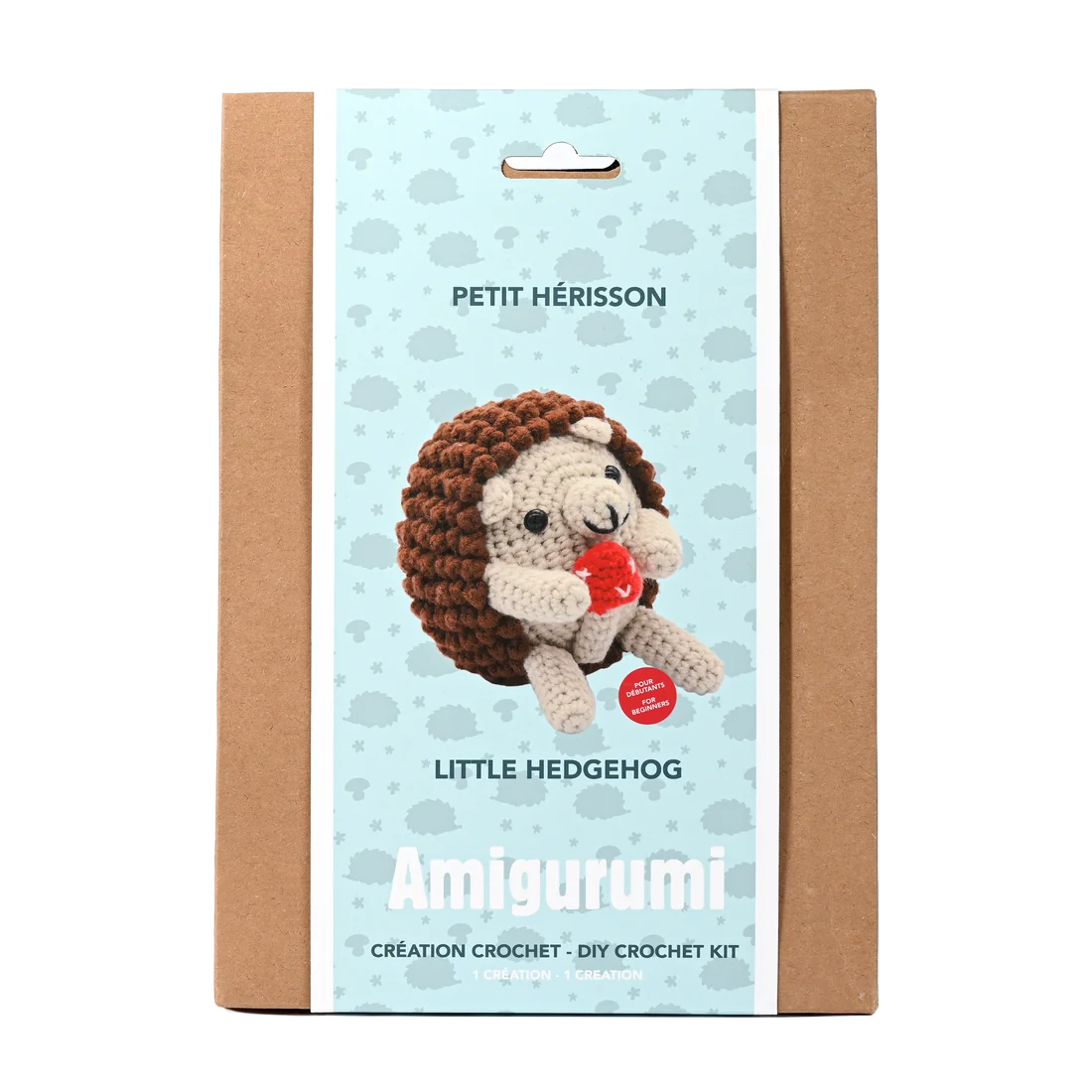 Heart Hedgehog DIY Crochet Kit