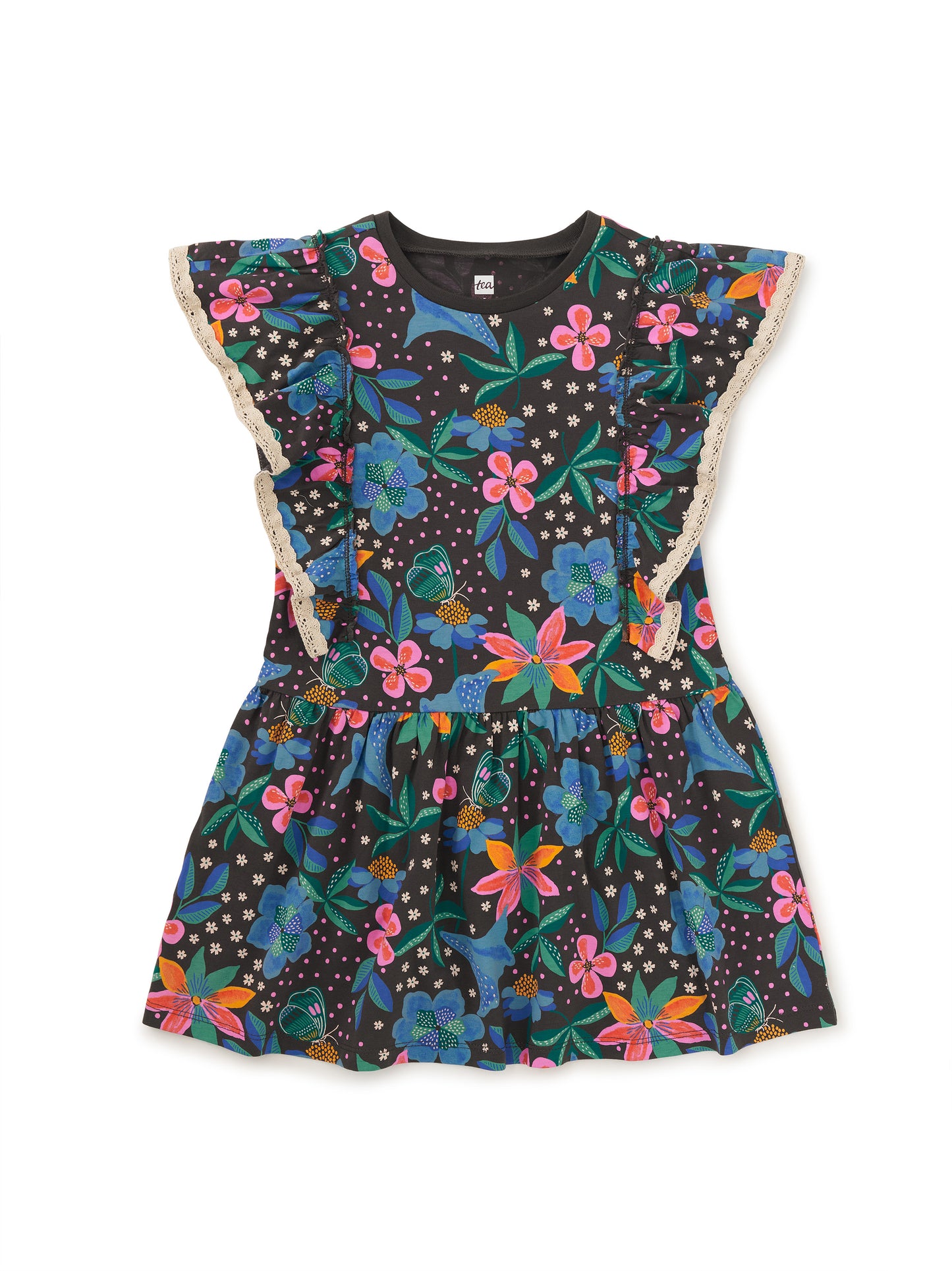 Tea Collection Dress - Brazilian Painted Floral