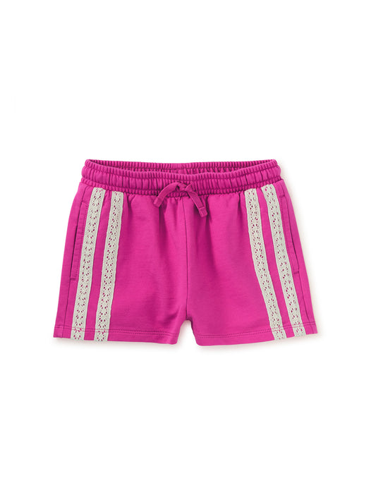 Tea Collection Crochet Sporty Shorts - Flambe