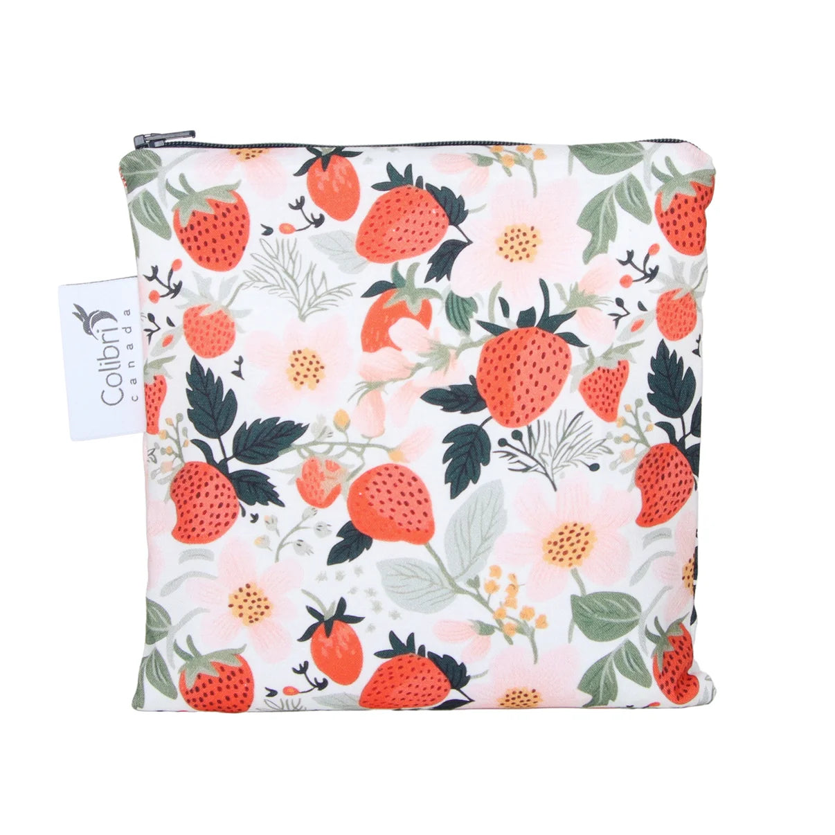Strawberry Patch Reusable Snack Bag