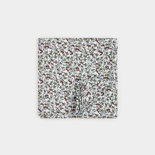 Petit Lem Organic Cotton Swaddle - Raspberry Bush