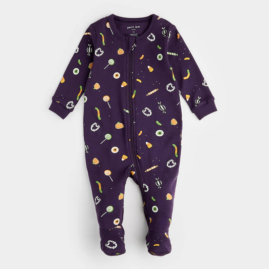 Petit Lem Organic Cotton Sleeper - Trick or Treat