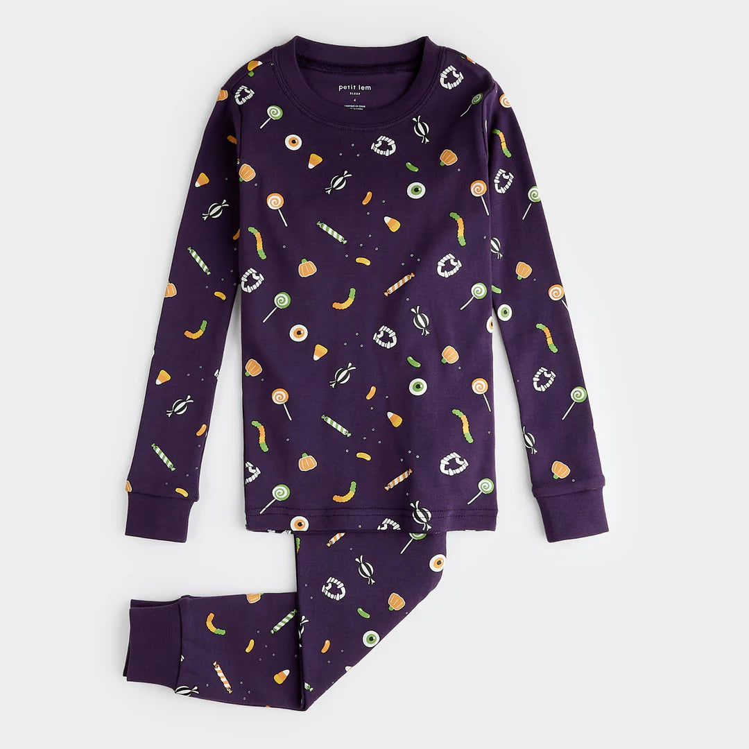 Petit Lem Organic Cotton PJs - Trick or Treat