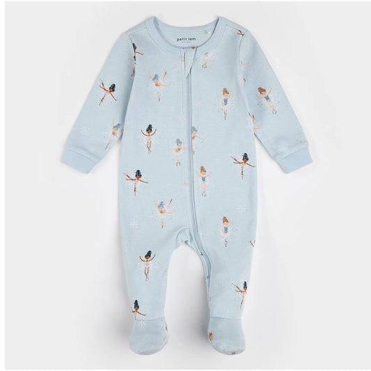 Petit Lem Organic Cotton Sleeper - Nutcracker Suite (Final Sale)