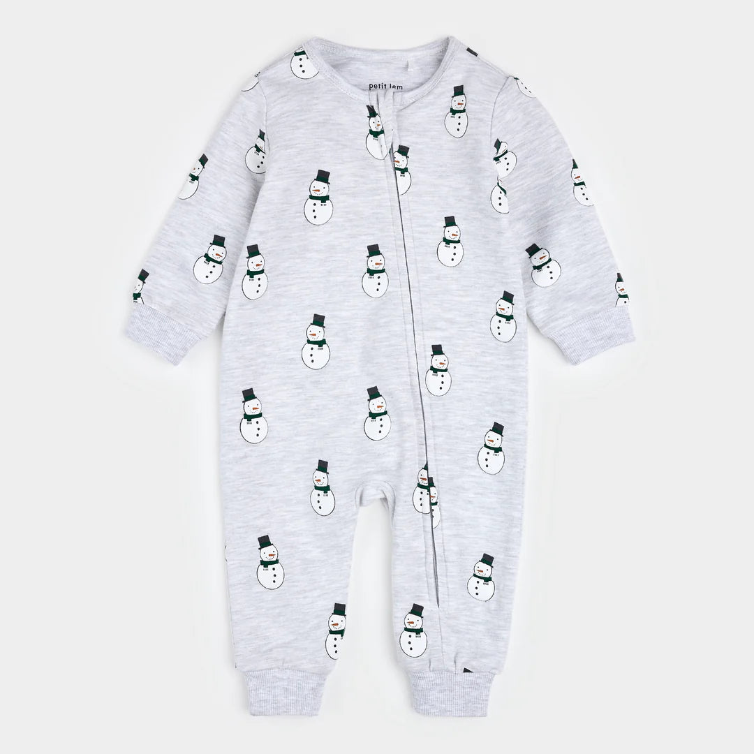 Petit Lem Knit Playsuit - Snowmen (Final Sale)