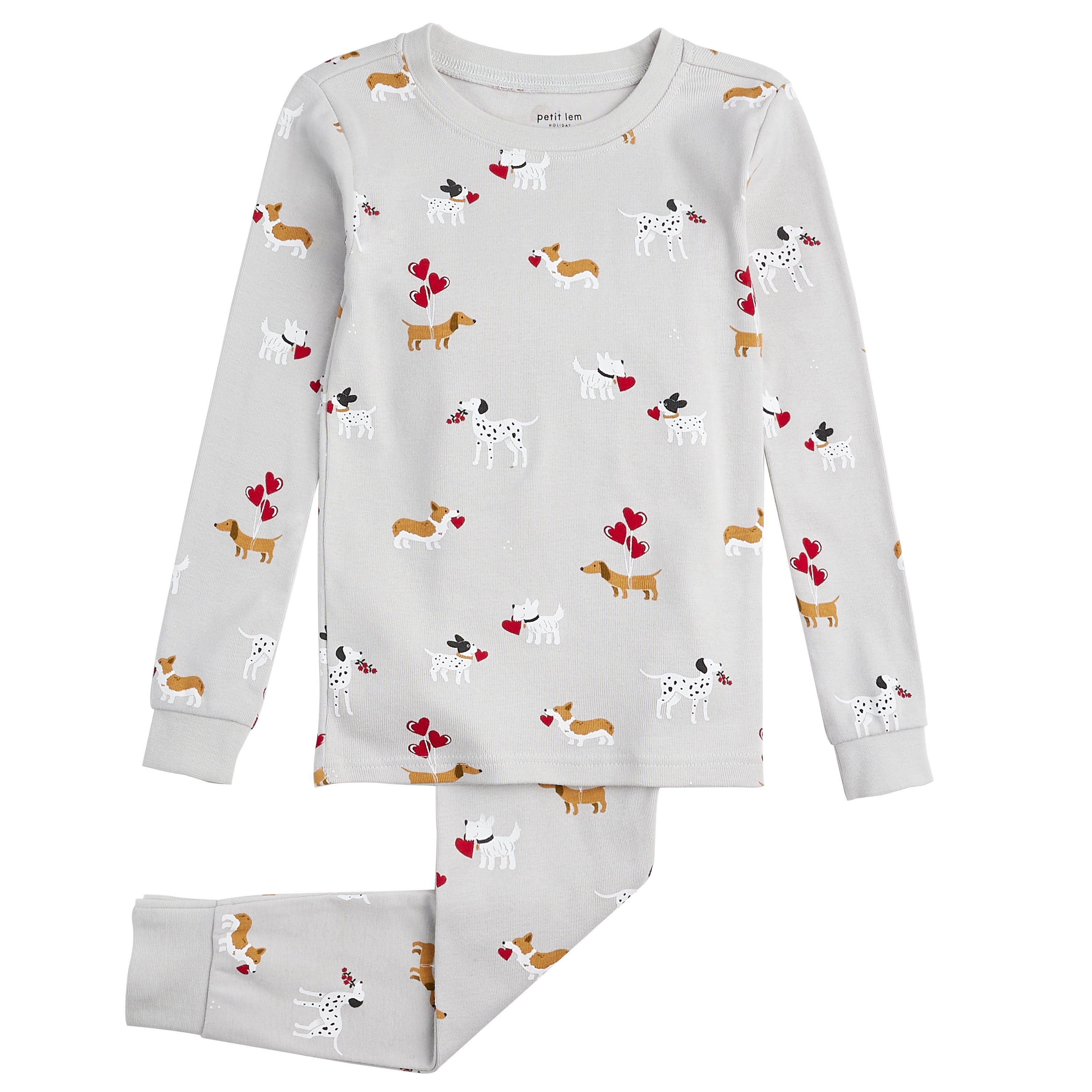 Petit Lem Organic Cotton PJs Puppy Love Not for Long Boutique